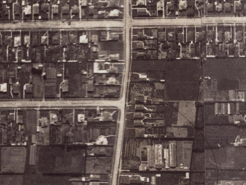 65 Birdwood Avenue from the air, 1925-1929