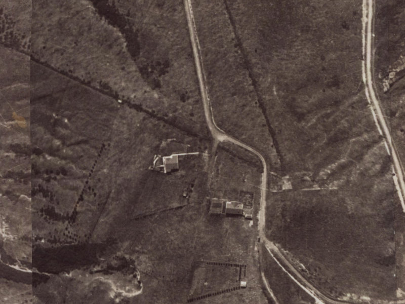 36 Huntsbury Avenue from the air, 1925-1929