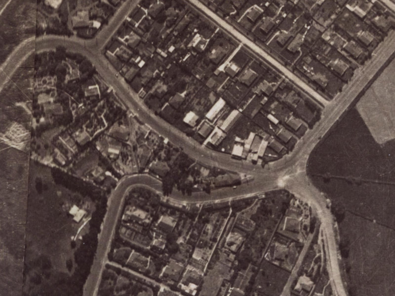 12 Cashmere Road from the air, 1925-1929