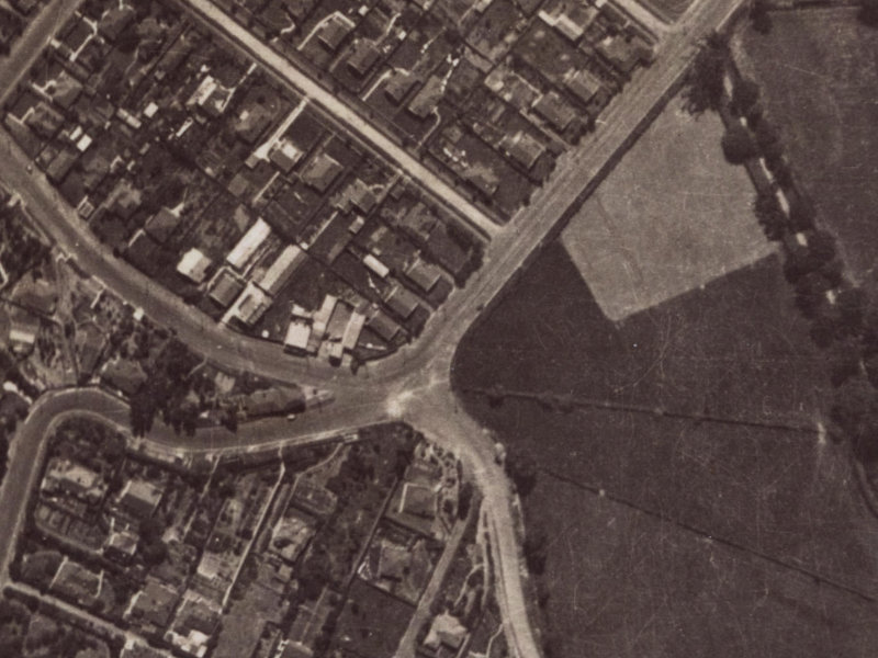 3 Colombo Street from the air, 1925-1929