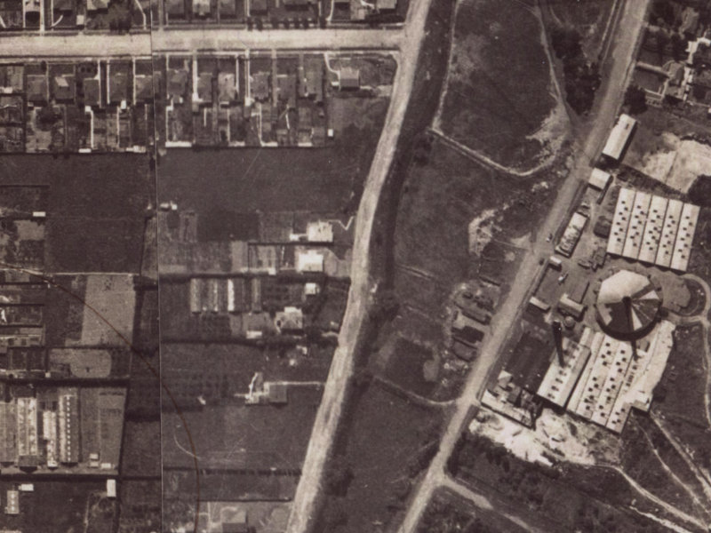 85 Eastern Terrace from the air, 1925-1929