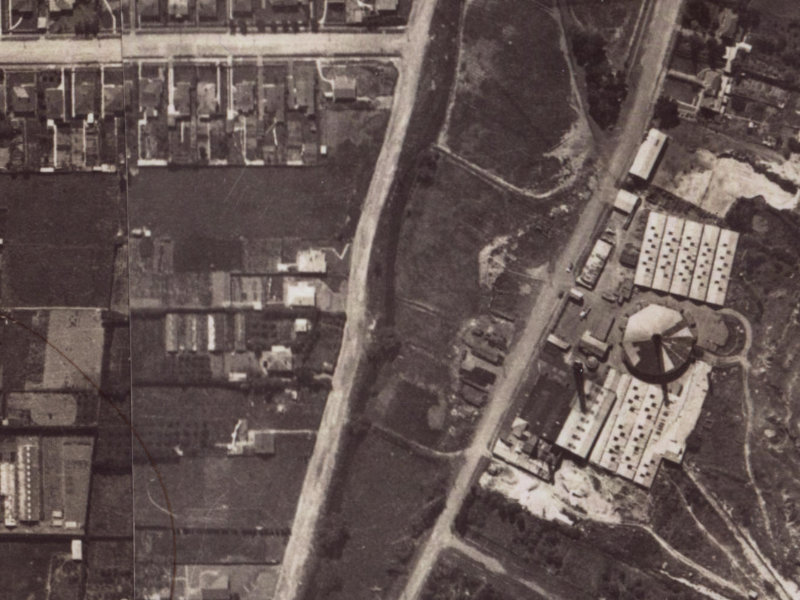 85 Eastern Terrace from the air, 1925-1929