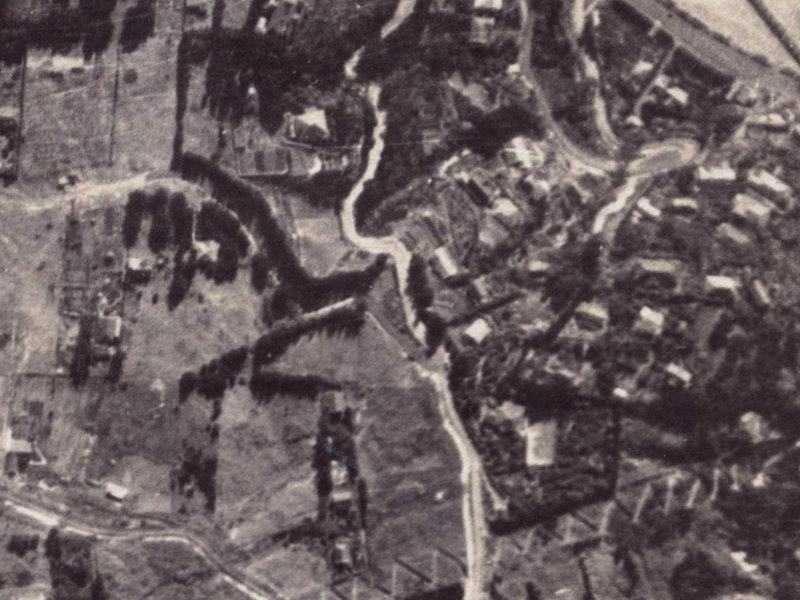 50–56 Clifton Terrace from the air, 1925-1929