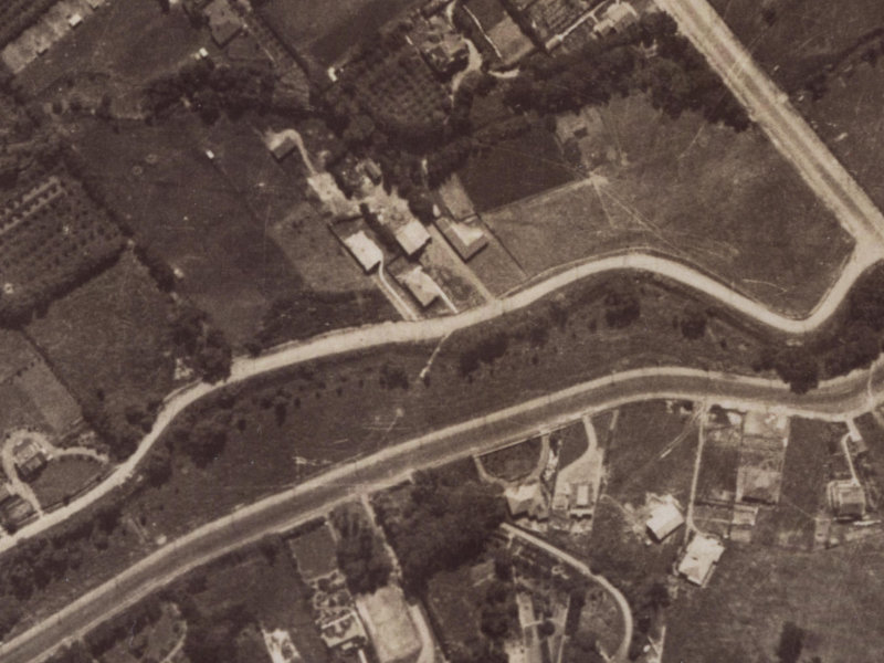 185E Ashgrove Terrace from the air, 1925-1929