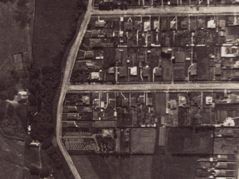14 Riverview Street from the air, 1925-1929