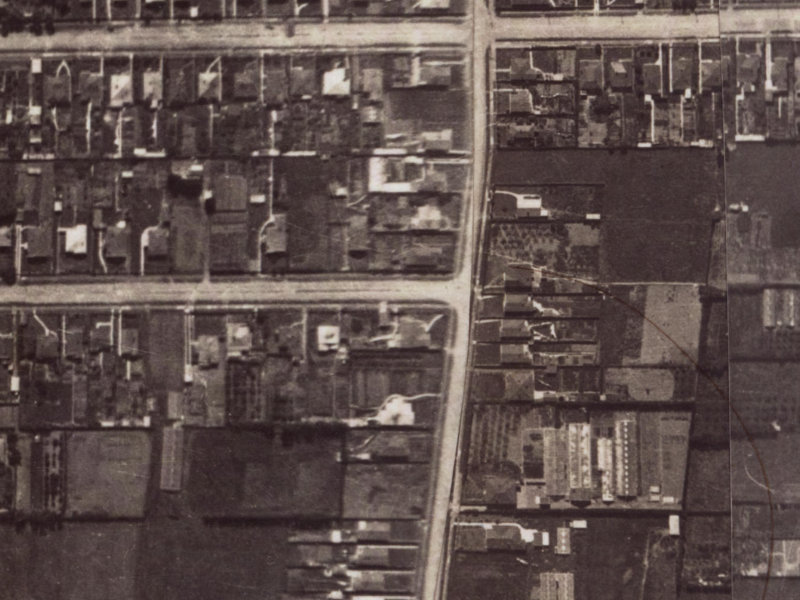 61 Birdwood Avenue from the air, 1925-1929