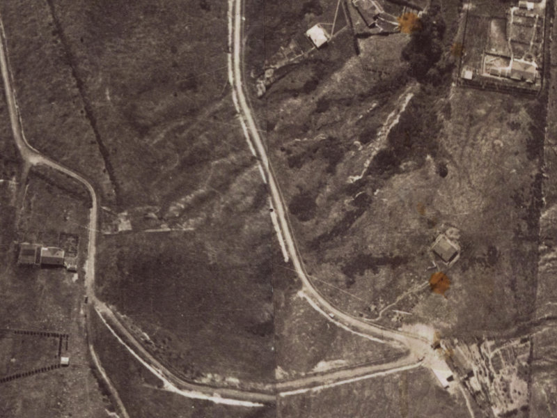 Aotea Terrace from the air, 1925-1929