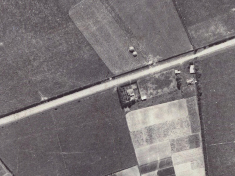 162–166 Sparks Road from the air, 1925-1929