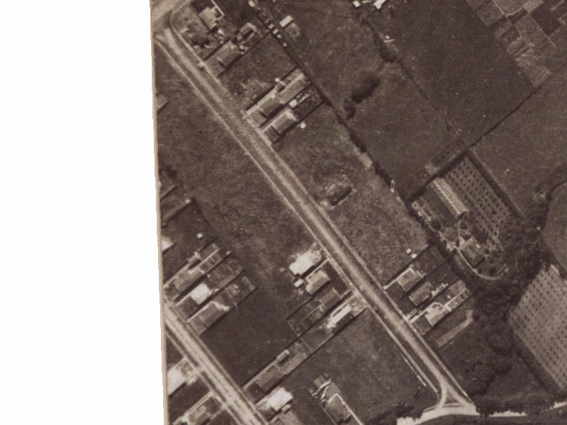 Fairview Street from the air, 1925-1929