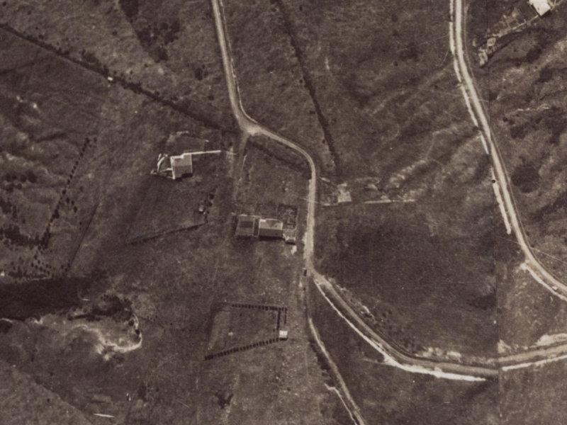 48 Huntsbury Avenue from the air, 1925-1929