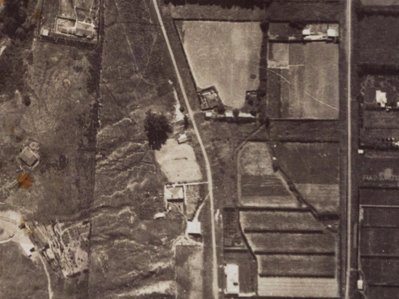 58 Albert Terrace from the air, 1925-1929