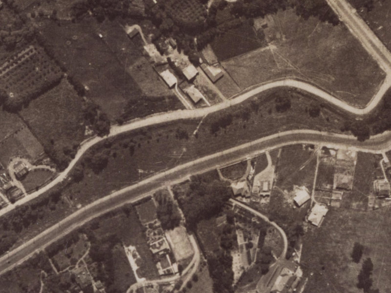 57–61 Cashmere Road from the air, 1925-1929