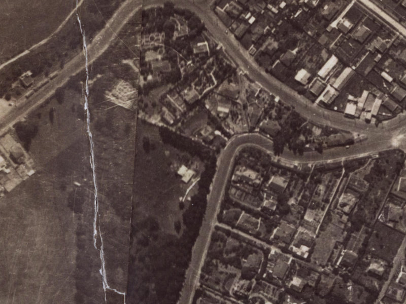 14A Dyers Pass Road from the air, 1925-1929