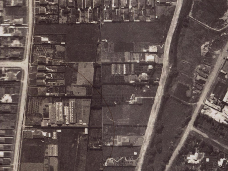 77 Eastern Terrace from the air, 1925-1929