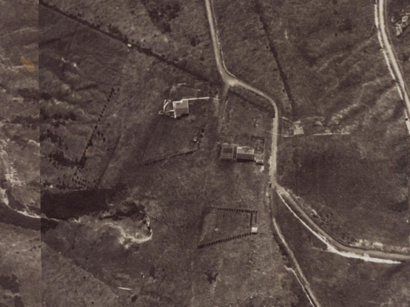 42 Huntsbury Avenue from the air, 1925-1929
