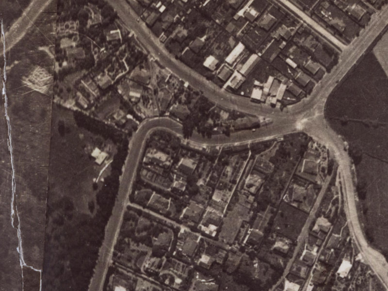 9A Dyers Pass Road from the air, 1925-1929