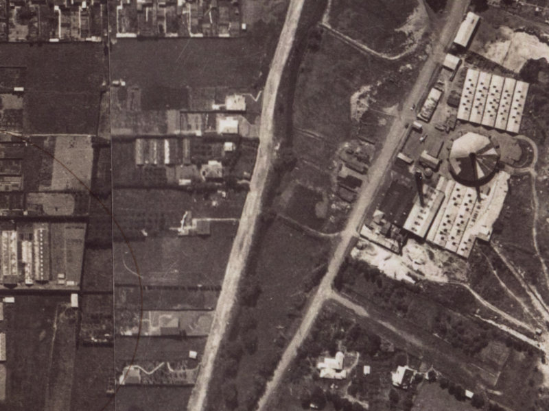 81 Eastern Terrace from the air, 1925-1929