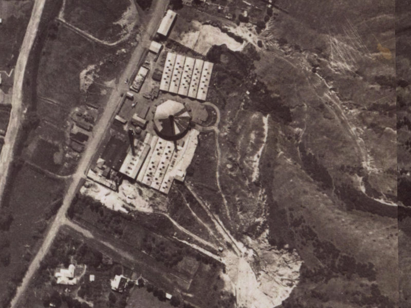 1 Brickworks Lane from the air, 1925-1929