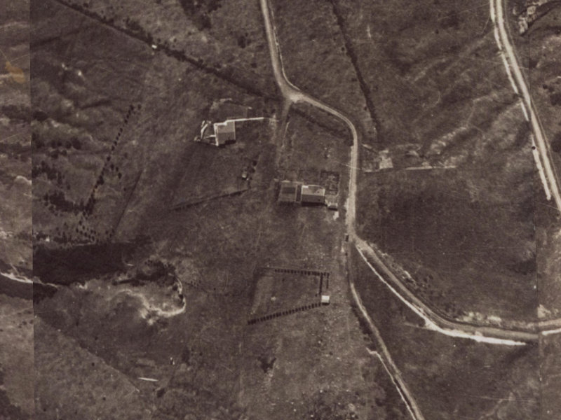 44D Huntsbury Avenue from the air, 1925-1929