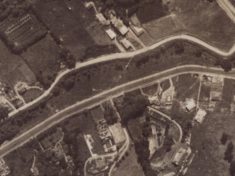 63-65 Cashmere Road from the air, 1925-1929
