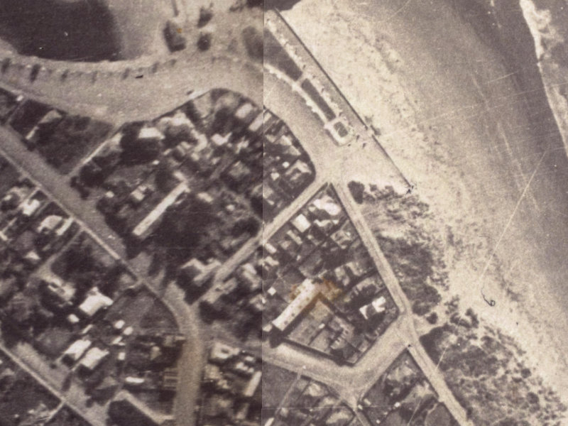 3 Burgess Street from the air, 1925-1929