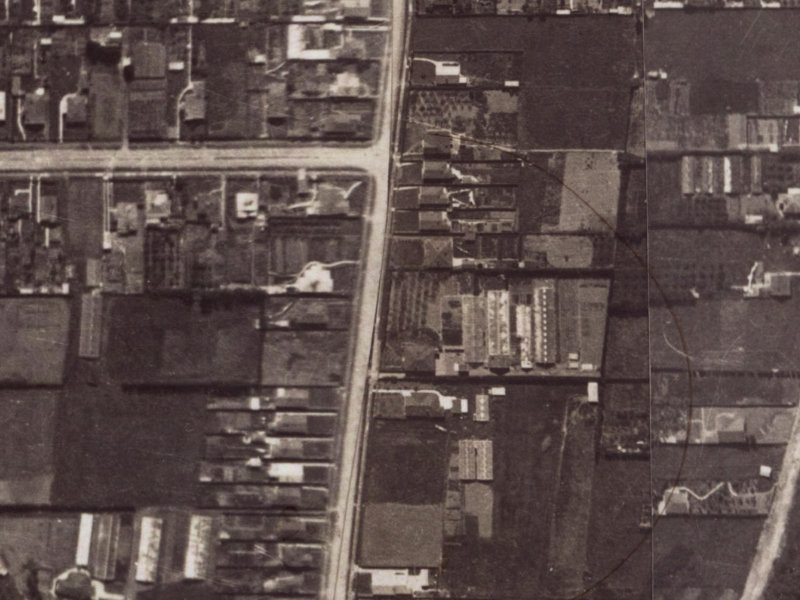 56 Birdwood Avenue from the air, 1925-1929