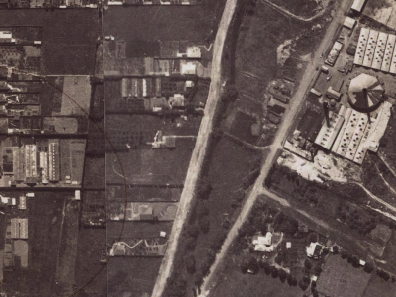 65–73 Eastern Terrace from the air, 1925-1929