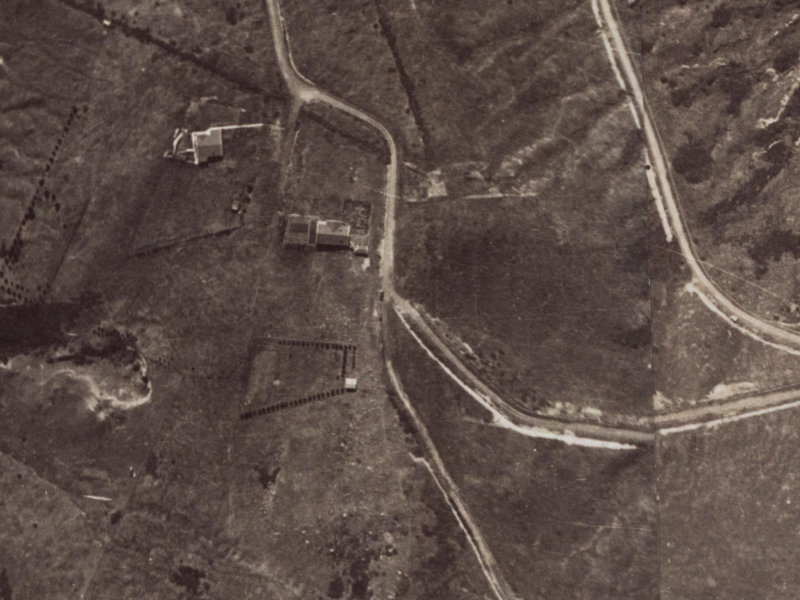 45 Huntsbury Avenue from the air, 1925-1929