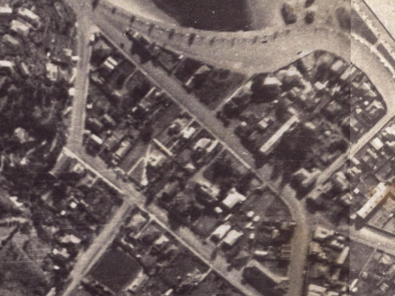 22A Marriner Street from the air, 1925-1929