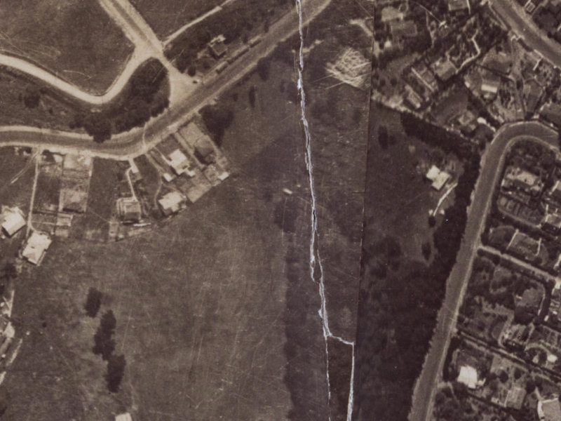 Purau Terrace from the air, 1925-1929