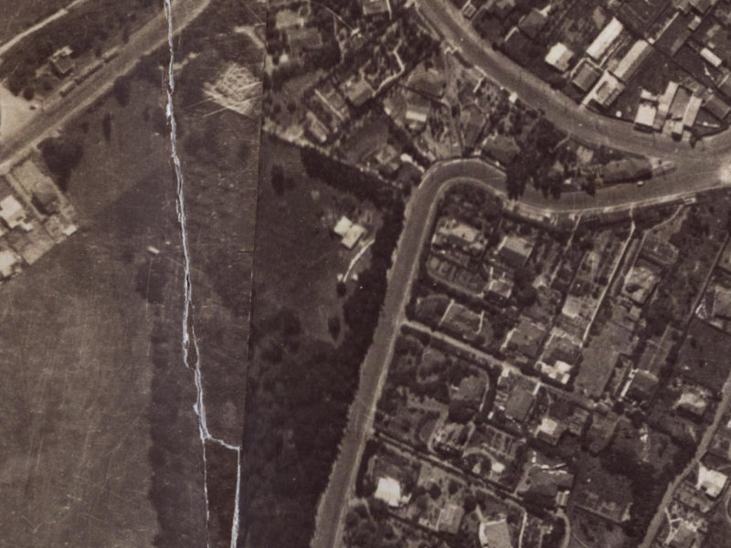 2 Rhodesvale Terrace from the air, 1925-1929