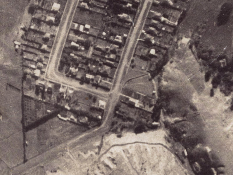 38 Bay View Road from the air, 1925-1929