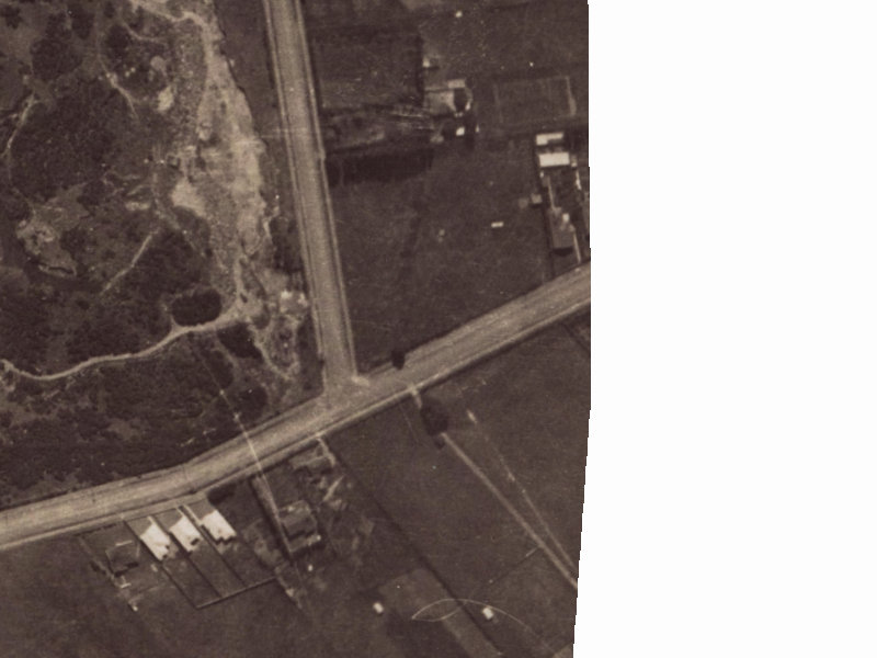 58 Rose Street from the air, 1925-1929
