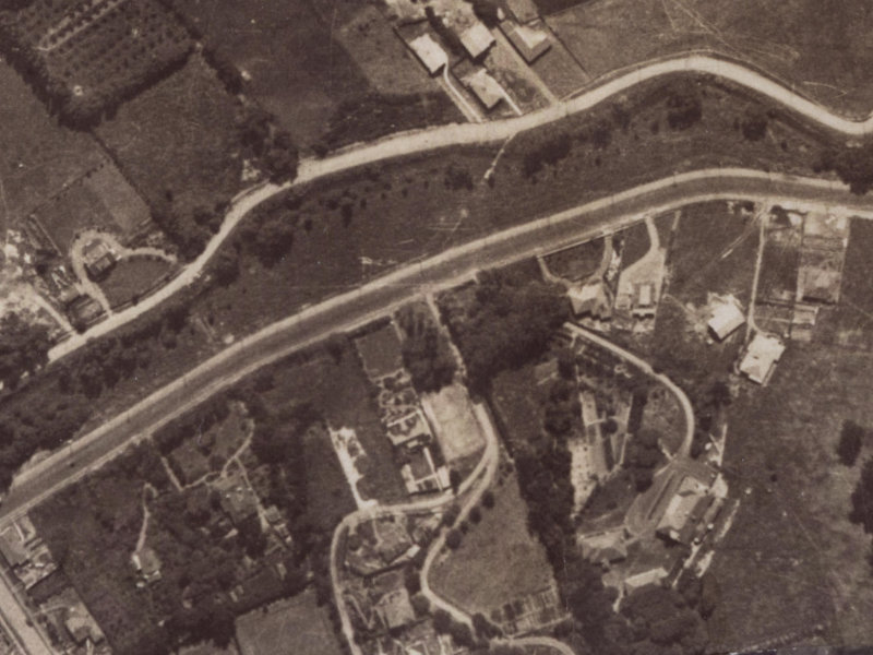 2 Crichton Terrace from the air, 1925-1929