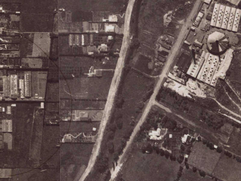 Eastern Terrace from the air, 1925-1929