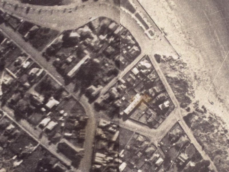 5 Burgess Street from the air, 1925-1929
