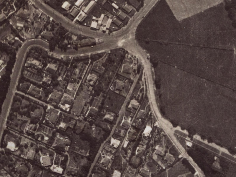 2 Merlewood Avenue from the air, 1925-1929