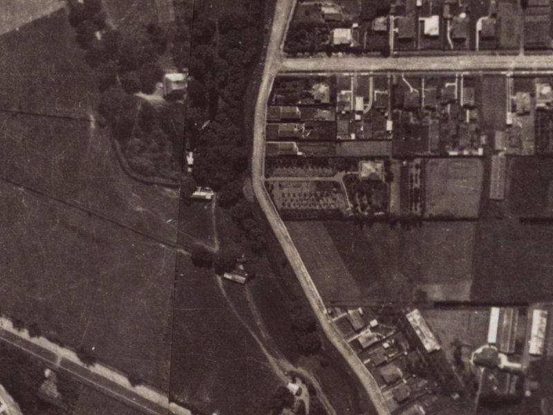 Sloan Terrace from the air, 1925-1929