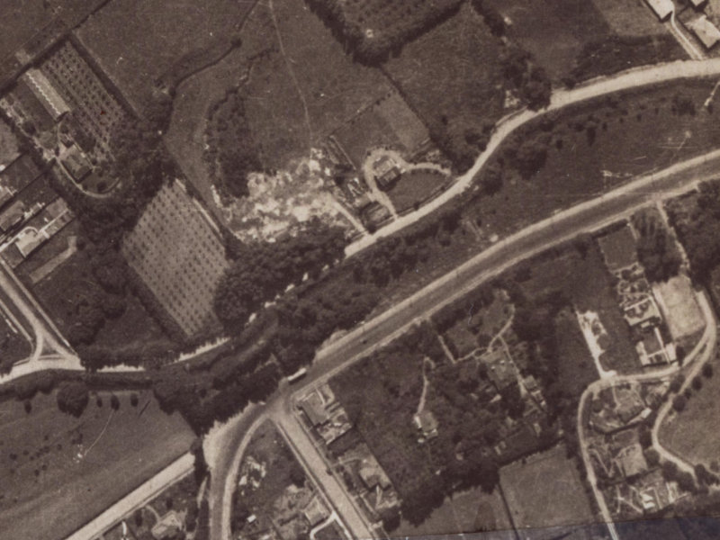 147 Ashgrove Terrace from the air, 1925-1929
