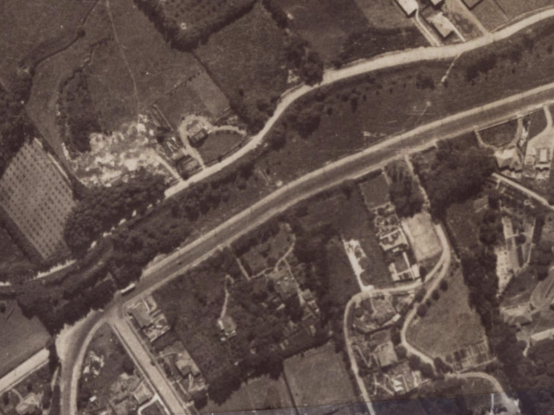 71A Cashmere Road from the air, 1925-1929