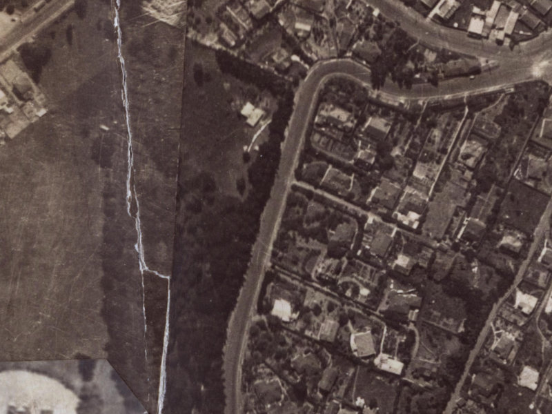 20 Dyers Pass Road from the air, 1925-1929