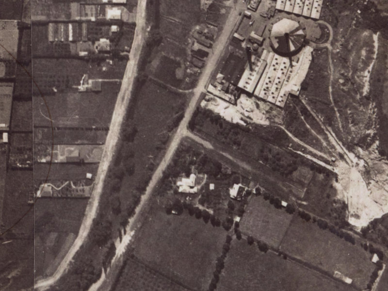 2 Whaka Terrace from the air, 1925-1929