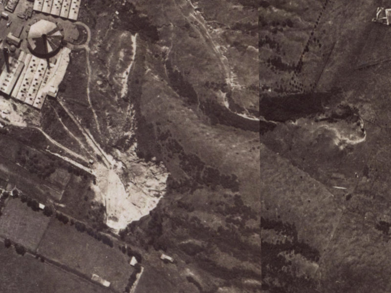 18 Woodlau Rise from the air, 1925-1929
