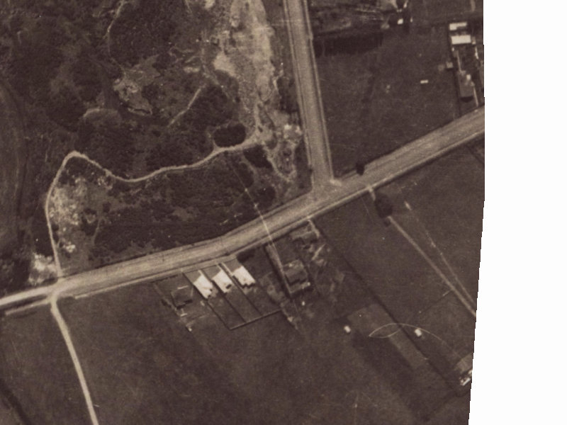 44 Rose Street from the air, 1925-1929