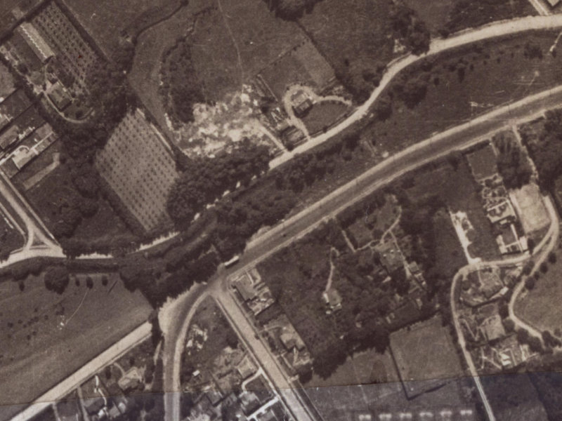 78 Cashmere Road from the air, 1925-1929