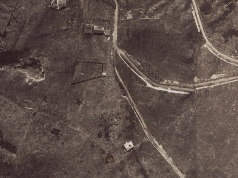 62 Huntsbury Avenue from the air, 1925-1929