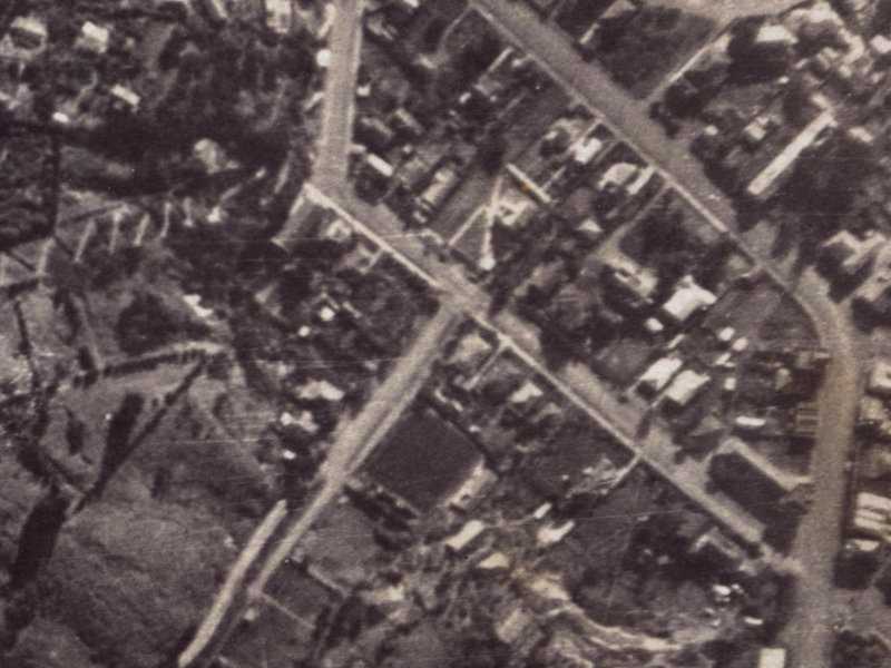 Nayland Street from the air, 1925-1929
