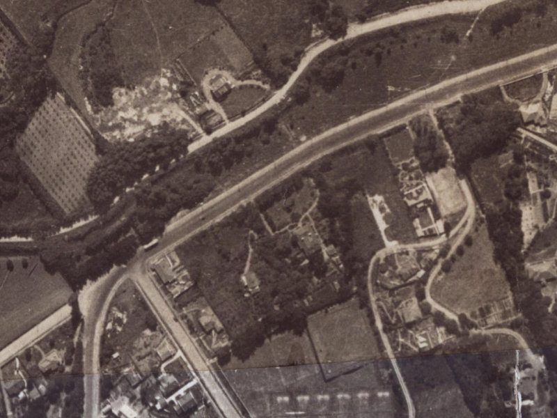 67–75 Cashmere Road from the air, 1925-1929