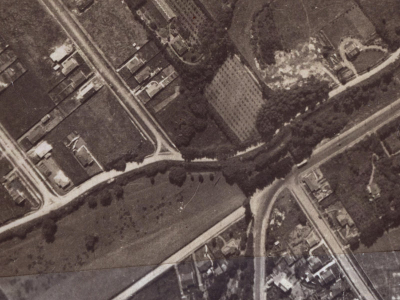 121 Ashgrove Terrace from the air, 1925-1929