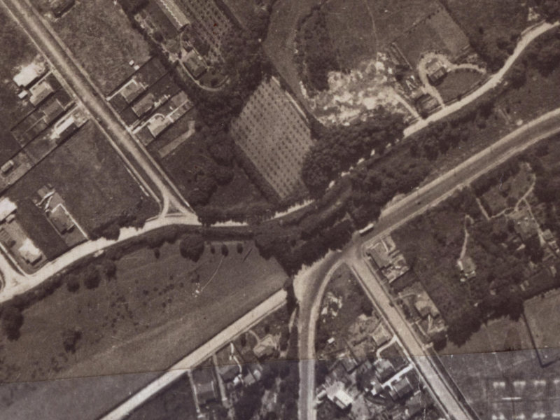 125 Ashgrove Terrace from the air, 1925-1929